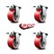 Service Caster Go Mini's Moving Portable Storage Container Replacement with Caster Pads - SCC GOM-SCC-60R630-PUR-RS-4-CP60-4 - alternate 3
